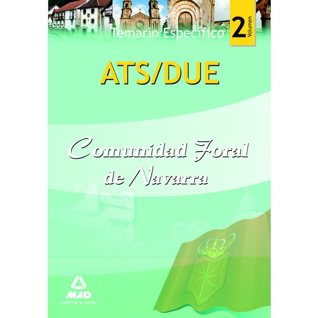 Ats/due de la comunidad foral de navarra. Temario parte específica. Volumen ii (Tapa blanda)
