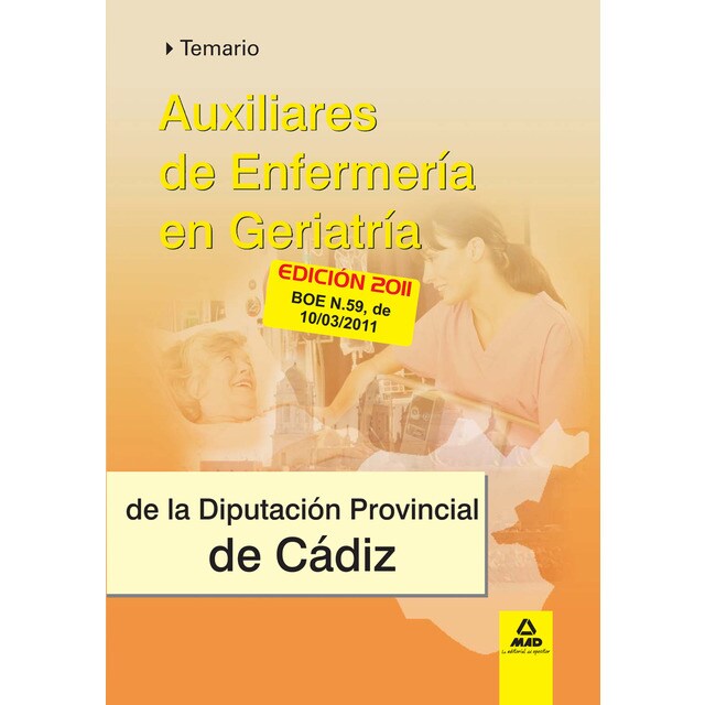 Auxiliares de enfermería en geriatría de la diputación provincial de cádiz. Temario.pdf