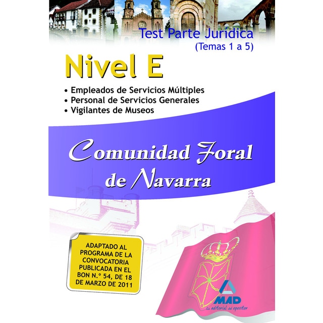 Nivel e comunidad foral de navarra. Test parte jurídica..pdf