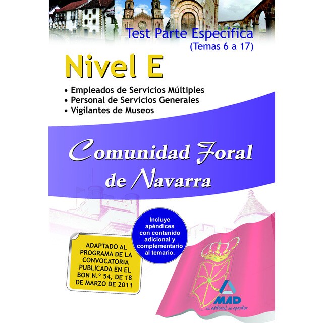 Nivel e comunidad foral de navarra. Test parte específica..pdf
