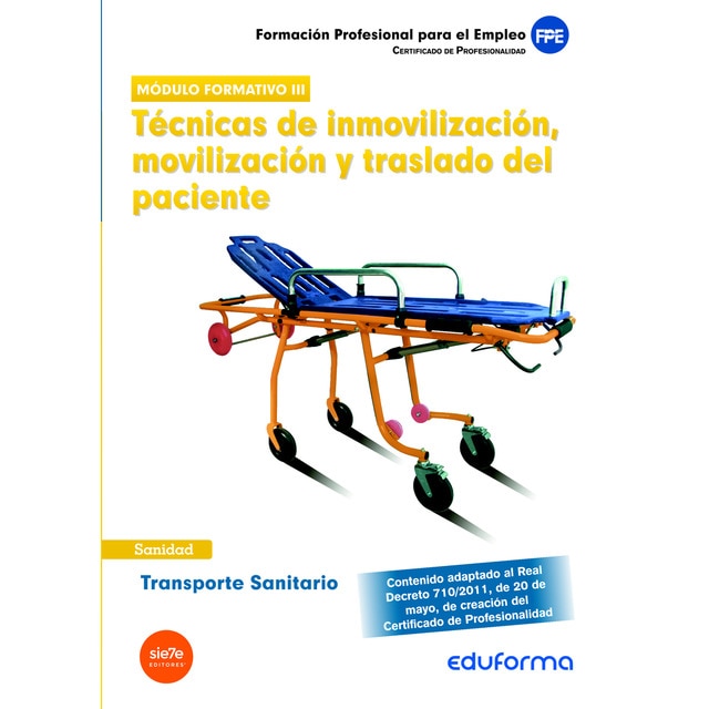 Transporte sanitario. Técnicas de inmovilización, movilización y traslado del paciente. Certificado de profesionalidad.pdf
