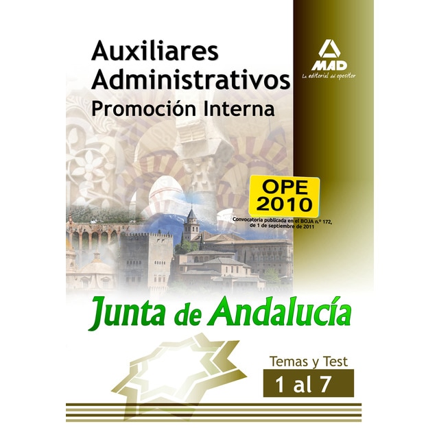 Auxiliares administrativos de la junta de andalucía. Promoción interna. Temas y test 1 al 7.pdf