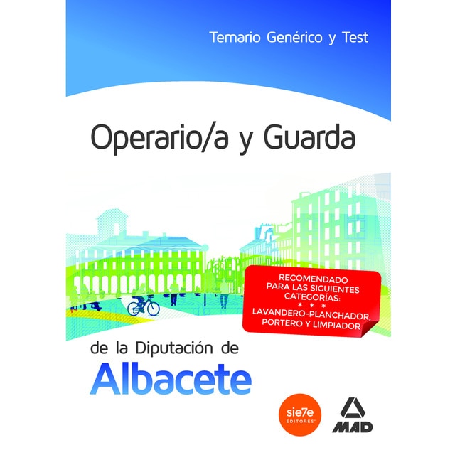 Operario/a y guarda de la diputación de albacete. Temario genérico y test..pdf