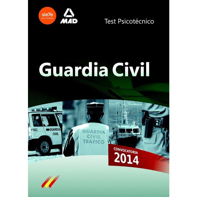 Guardia civil. Test psicotécnico (Tapa blanda)