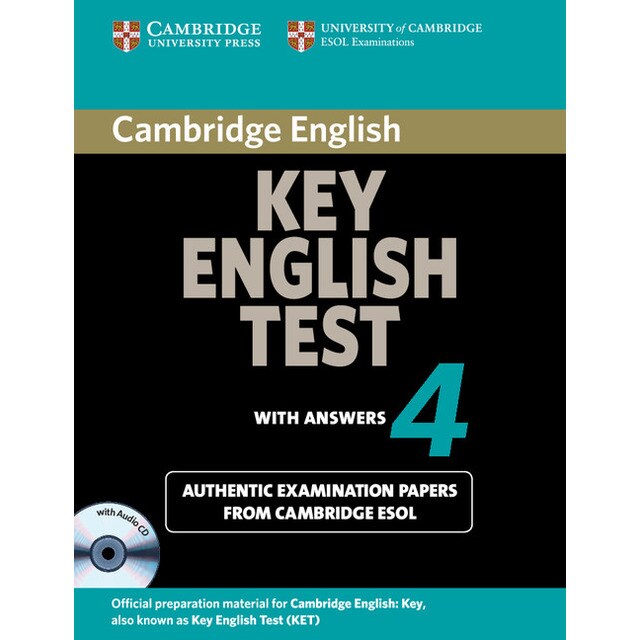 Cambridge key english test 4 self study pack (Tapa blanda)