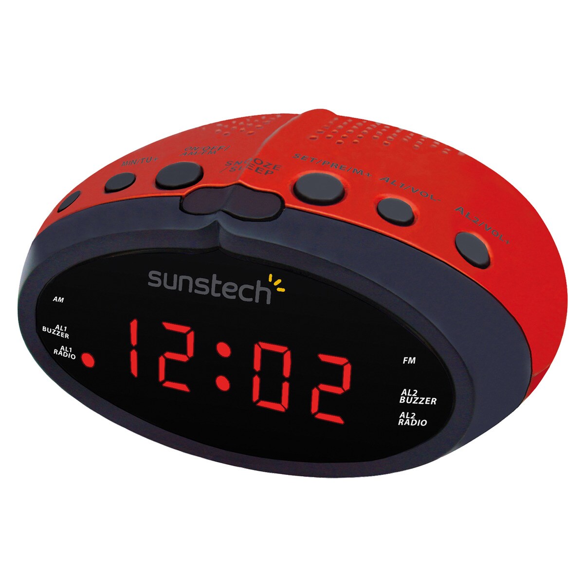 Radio despertador digital Sunstech FRD16RD