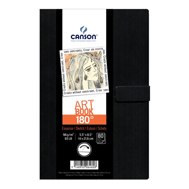 Cuaderno 80h. Canson 180º Fino 96gr