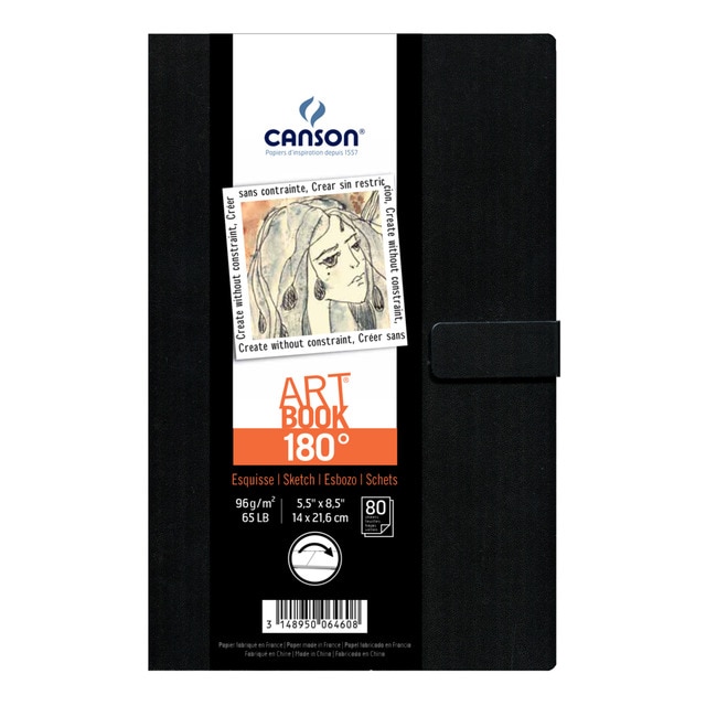 Cuaderno 80h. Canson 180º Fino 96gr