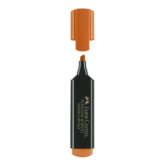 Blíster Marcador Fluorescente Textliner 48 Faber-Castell Naranja.