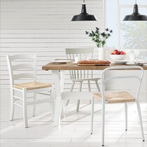 Silla de cocina de madera y anea Lancaster · Hogar · El Corte Inglés