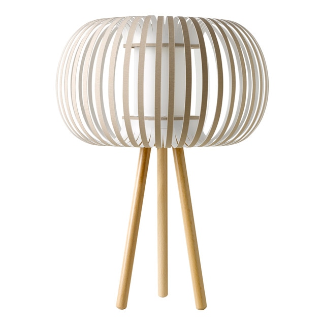 Lámpara de mesa de diseño en madera y con tiras lola · hogar · el ... Sobremesa diseño Lámparas