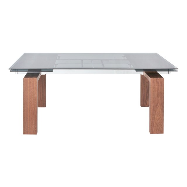 Mesa de comedor extensible de madera y cristal qubic · hogar · el ... Mesa comedor madera 180