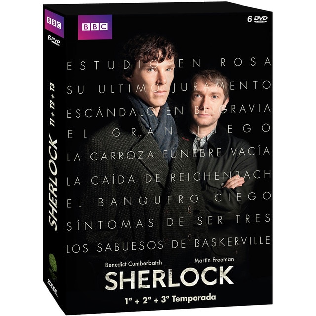 Pack Sherlock: Temporadas 1-3 (DVD)