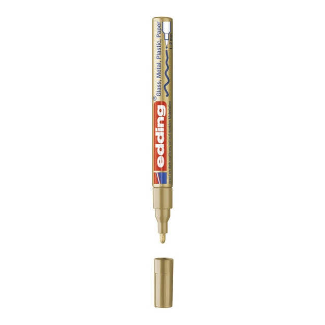 Blíster 1 Marcador Tinta Opaca Edding 751 Oro
