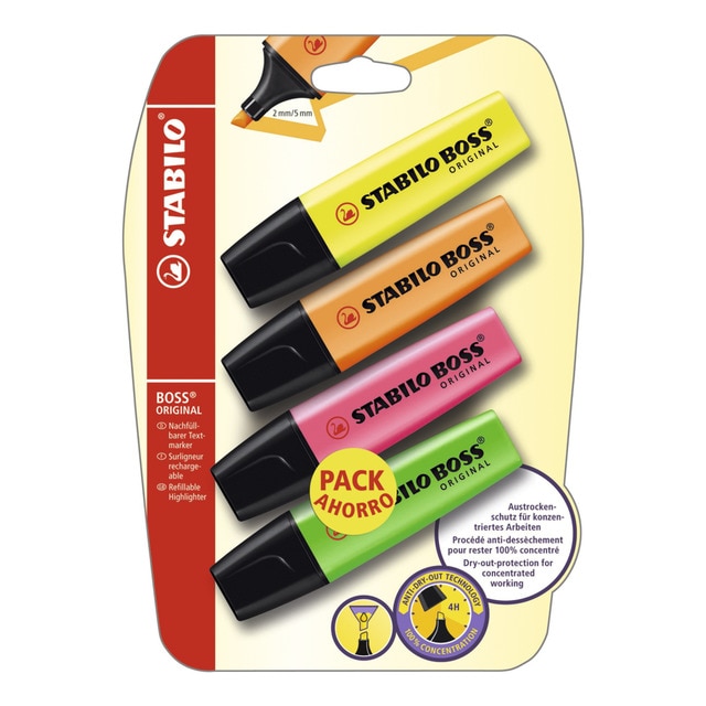 4 marcadores fluores