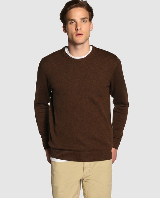 Jersey de hombre marrón