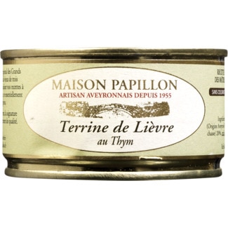 Maison Papillon Paté de Lebre com Tomilho lata 130 g