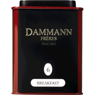 Dammann Fréres Chá Preto English Breakfast lata 100 g