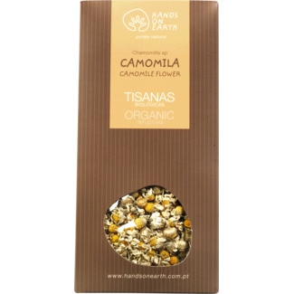 Hands On Earth Tisana Camomila Biológica embalagem 25 g