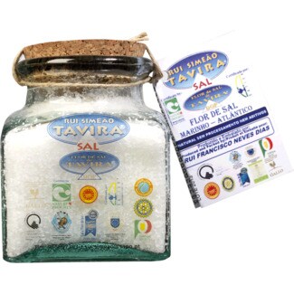 Rui Simeão Flor de Sal Pote Quadrado frasco 200 g