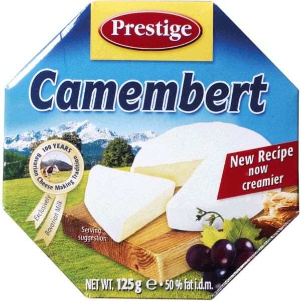 Queijo da França Camembert unidade 125 g