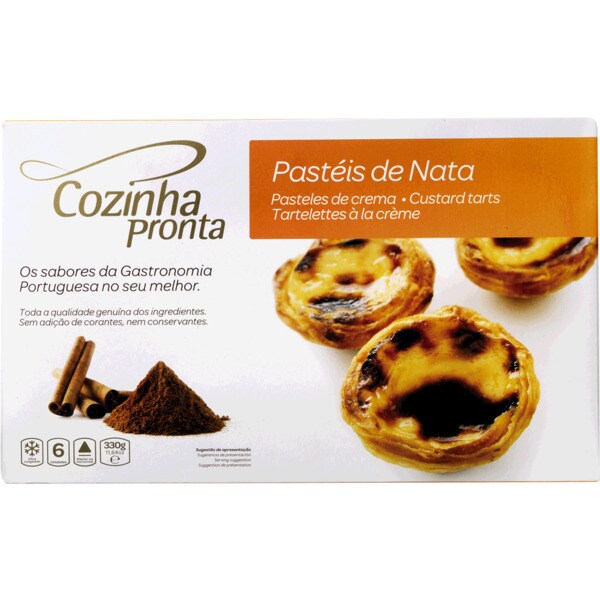 Pastéis de Nata Pack 6 embalagem 330 g · Cozinha Pronta · Supermercado El Corte Inglés