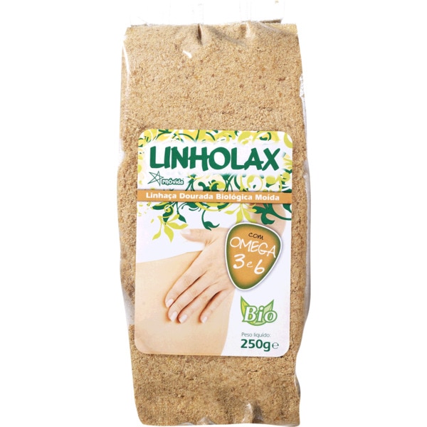 Sementes de Linhaça Dourada Moída Bio embalagem 250 g