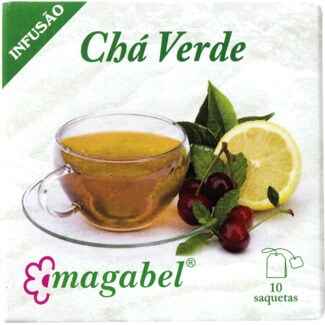 Magabel Chá Verde embalagem 10 unidades