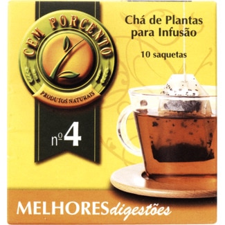 Cem Porcento Infusão para Melhor Digestão embalagem 13 g