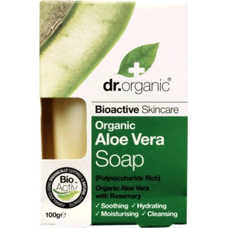 Dr.Organic Sabonete de Aloe Vera Biológico embalagem 100 g