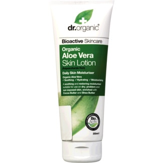 Dr.Organic Loção para o Corpo de Aloe Vera Biológico embalagem 200 ml