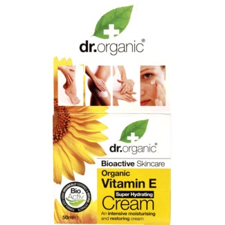 Dr.Organic Creme Hidratante com Vitamina E Biológico embalagem 50 ml