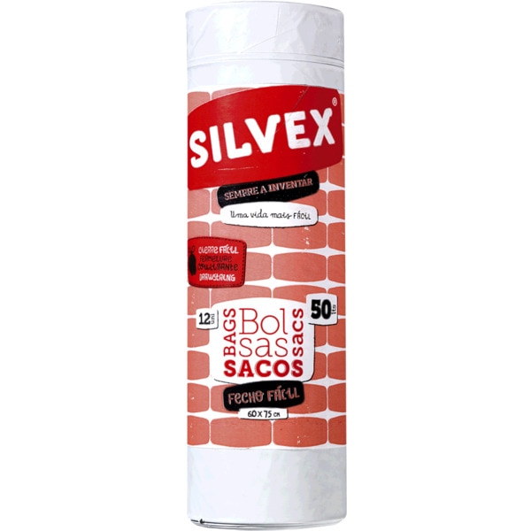 Sacos do Lixo Fecho Fácil Ecológico 50 L 65 X 75 cm 12 unidades