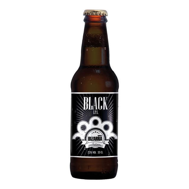 Cerveza negra artesana de malta de cebada Black IPA Bizarra - Club del Gourmet El Corte Inglés