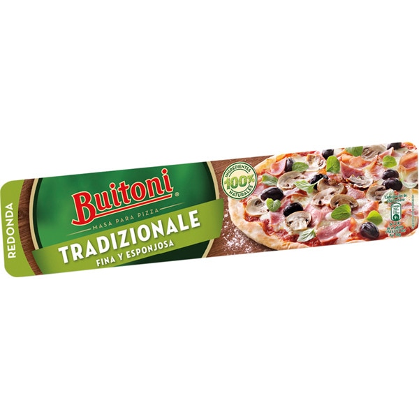 Tradizionale masa para pizza redonda envase 260 g · BUITONI