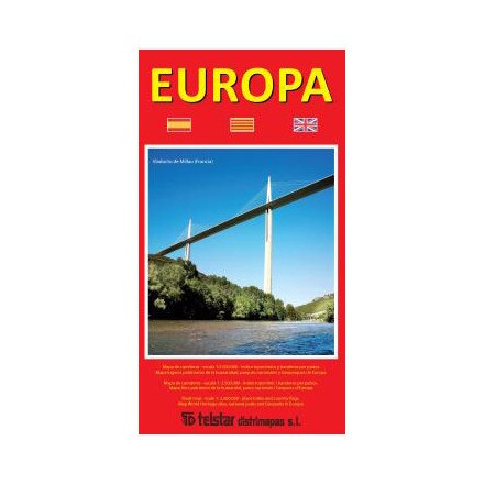 Imagem 0 de Europa (Mapa De Carreteras. Con Mapa Lugares Patri