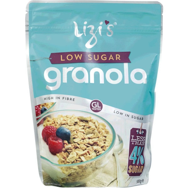 Granola Low Sugar embalagem 500 g · Lizi's · Supermercado El Corte