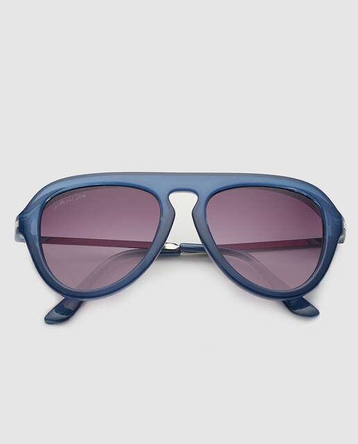 Gafas de sol con montura azul