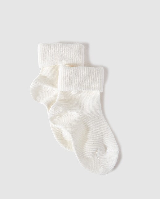 Cotton Juice Baby Boy S Plain White Socks Cotton Juice Fashion