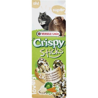 Versele-Laga Crispy Barras para Hamsters e Ratos com Arroz e Cenoura embalagem 2 unidades