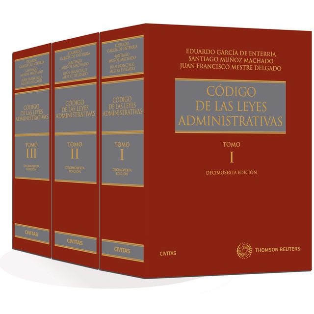 Código de las Leyes Administrativas (3 Tomos) (Tapa blanda)