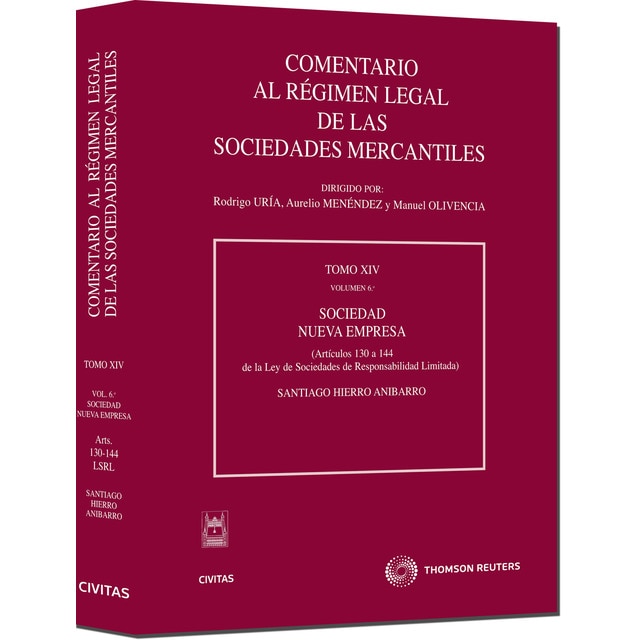 Comentario al régimen legal de las sociedades mercantiles. Tomo xiv volumen 6º. Sociedad nueva empresa.pdf
