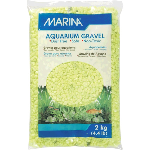 Gravilha de Aquário Verde embalagem 2 kg