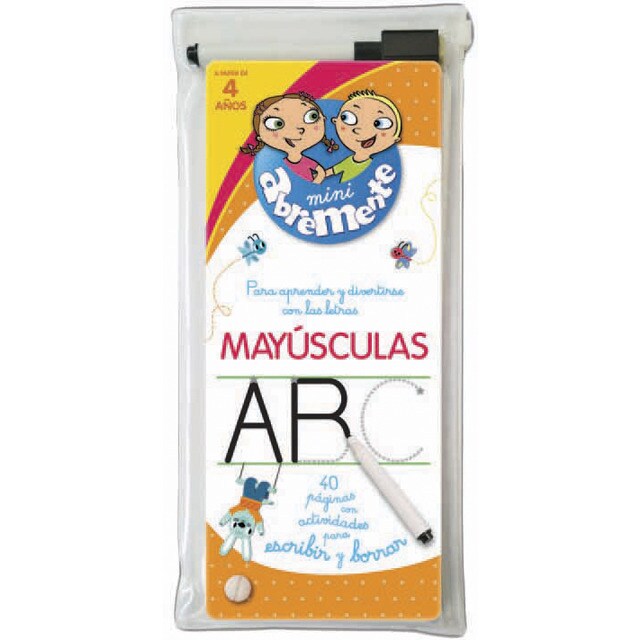Mini abremente para escribir y borrar: mayúsculas. A partir 4 años.pdf