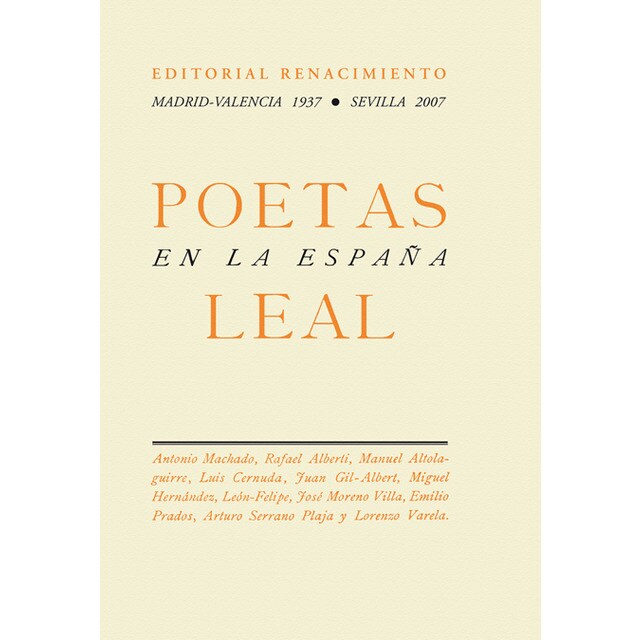 Poetas en la españa leal (Tapa blanda)