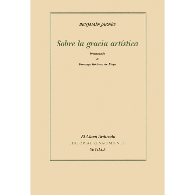 Sobre la gracia artistica (Tapa blanda)