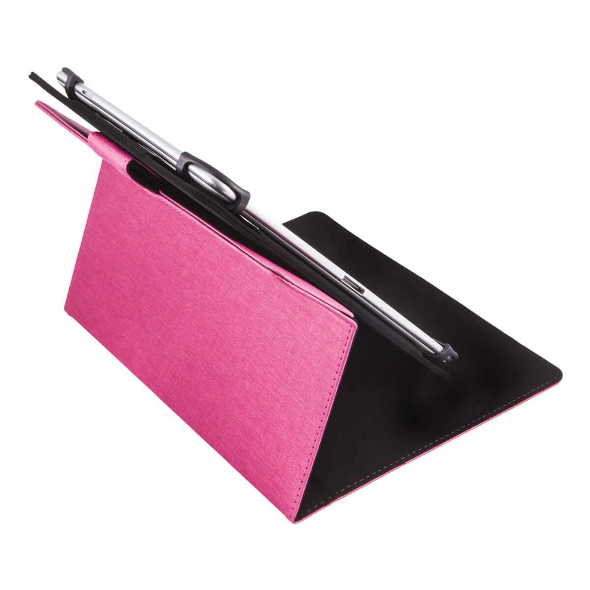 Funda rosa SilverHT Rotatory para tablets de 22,86 - 25,65 cm (9" a 10,1")