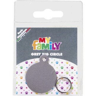 My Family Grey Big Circle embalagem 1 unidade