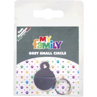 My Family Grey Small Circle embalagem 1 unidade