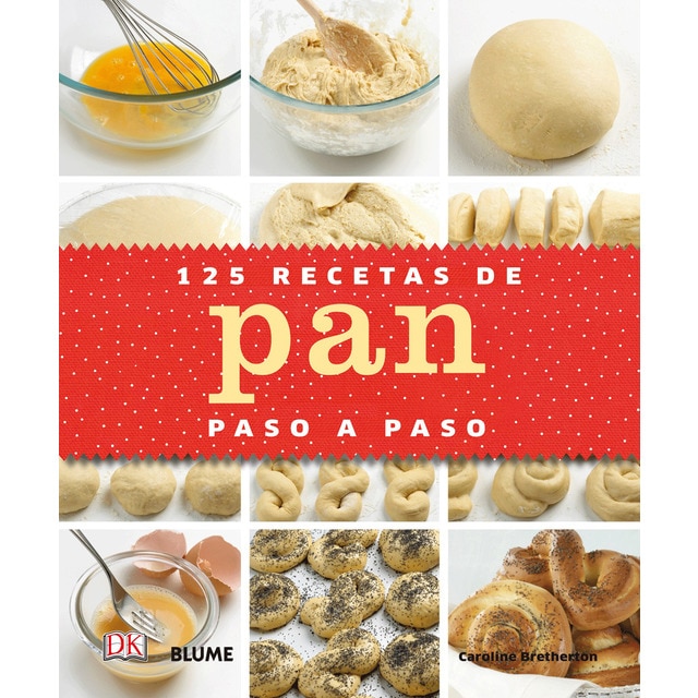 125 recetas de pan paso a paso (Tapa dura)